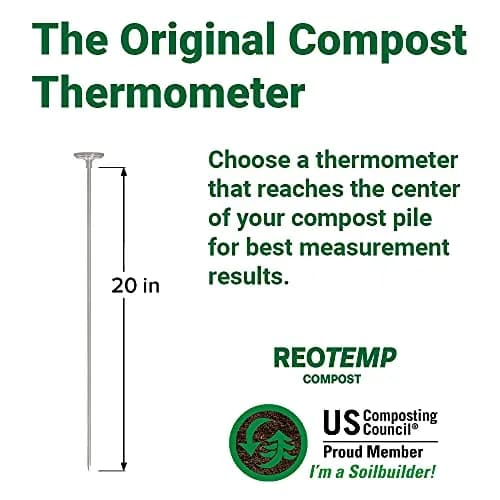 REOTEMP 20 Inch Compost Thermometer with Digital Guide | Accurate & Durable Since 1965 thumbnail 4