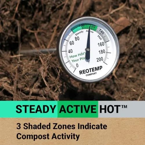 REOTEMP 20 Inch Compost Thermometer with Digital Guide | Accurate & Durable Since 1965 thumbnail 2