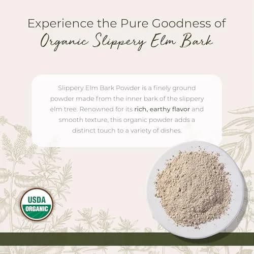 Starwest Botanicals Organic Slippery Elm Bark Powder 113g (4 oz) | USDA Organic, Non-GMO, Kosher Certified thumbnail 2