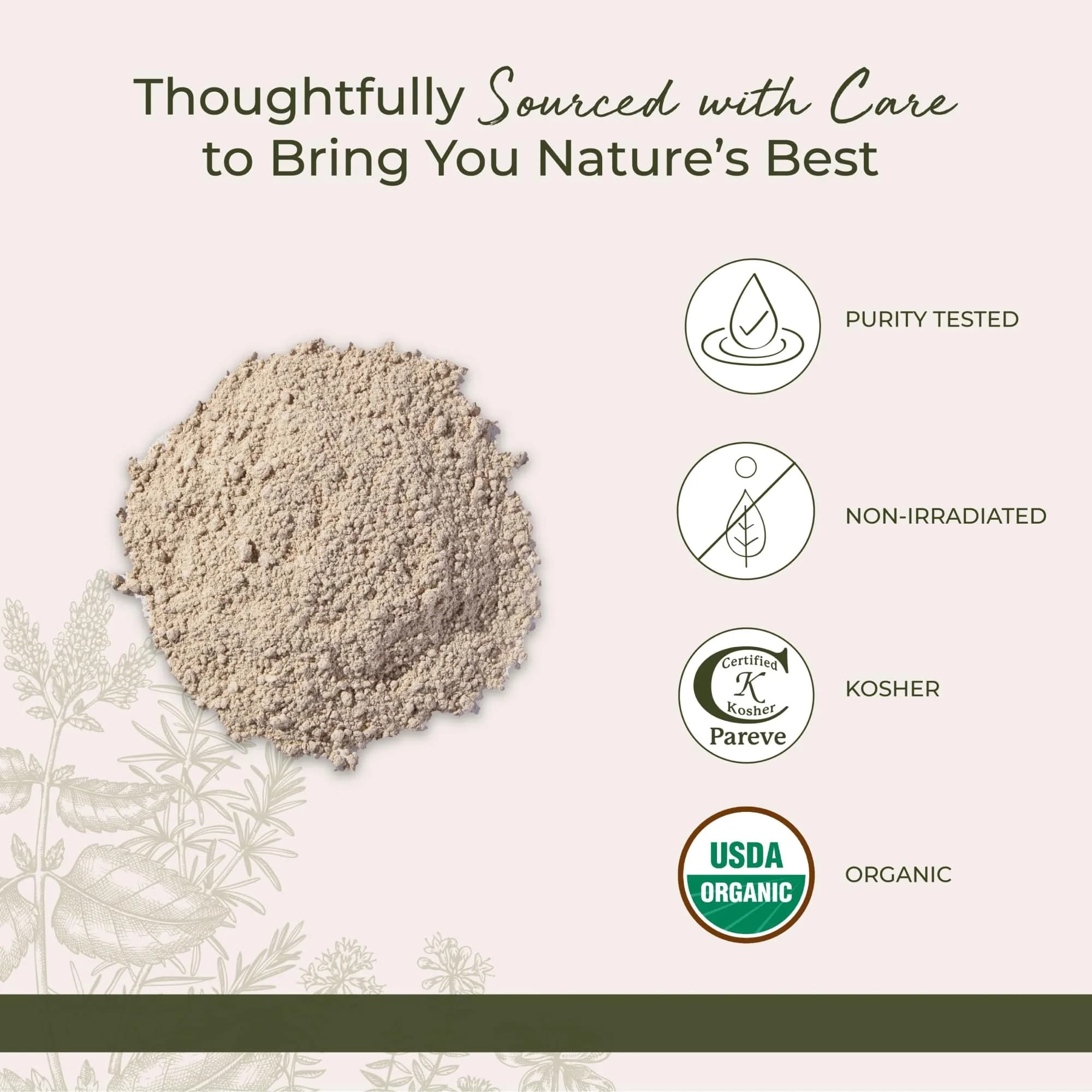 Starwest Botanicals Organic Slippery Elm Bark Powder 113g (4 oz) | USDA Organic, Non-GMO, Kosher Certified - view 4
