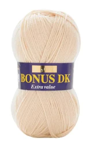 Sirdar Hayfield Bonus DK Yarn - Biscuit - 100g (3.5oz) | 280m (306yds) - Versatile Double Knitting thumbnail 1
