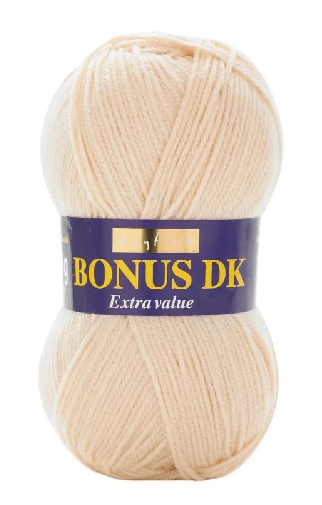 Sirdar Hayfield Bonus DK Yarn - Biscuit - 100g (3.5oz) | 280m (306yds) - Versatile Double Knitting - main product image