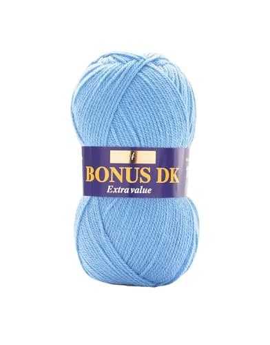 Sirdar Hayfield Bonus DK Double Knitting Yarn 100g (Bluebell) | 280m Length, 4mm Needle Compatible thumbnail 1