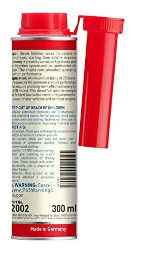 Liqui Moly Super Diesel Additive 300ml (10.14 Fl Oz) | Cleans & Protects Diesel Fuel Systems thumbnail 2