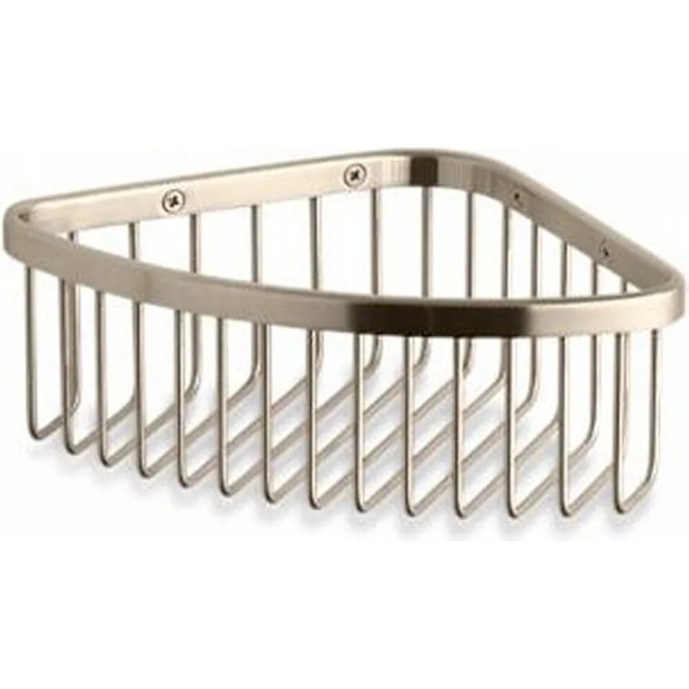 Kohler K-1896-BV Medium Shower Basket Vibrant Brushed Bronze | Corner Installation Durable Alloy Steel — Vibrant Brushed Bronze