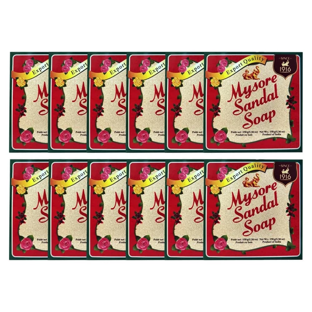 Mysore Sandal Soap 150g | Natural Sandalwood Oil for Glowing Skin