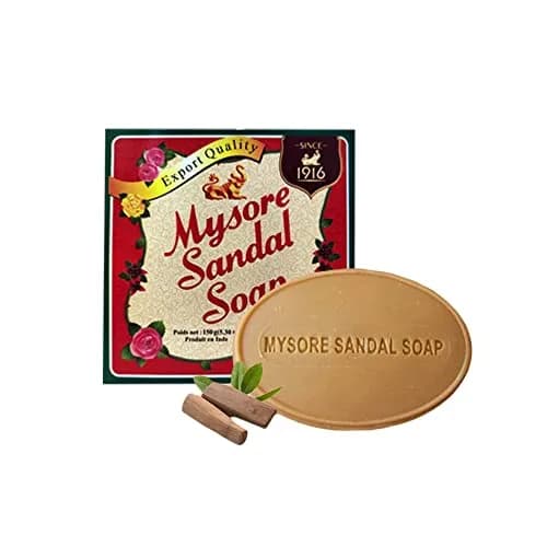Mysore Sandal Soap 150g | Natural Sandalwood Oil for Glowing Skin thumbnail 2