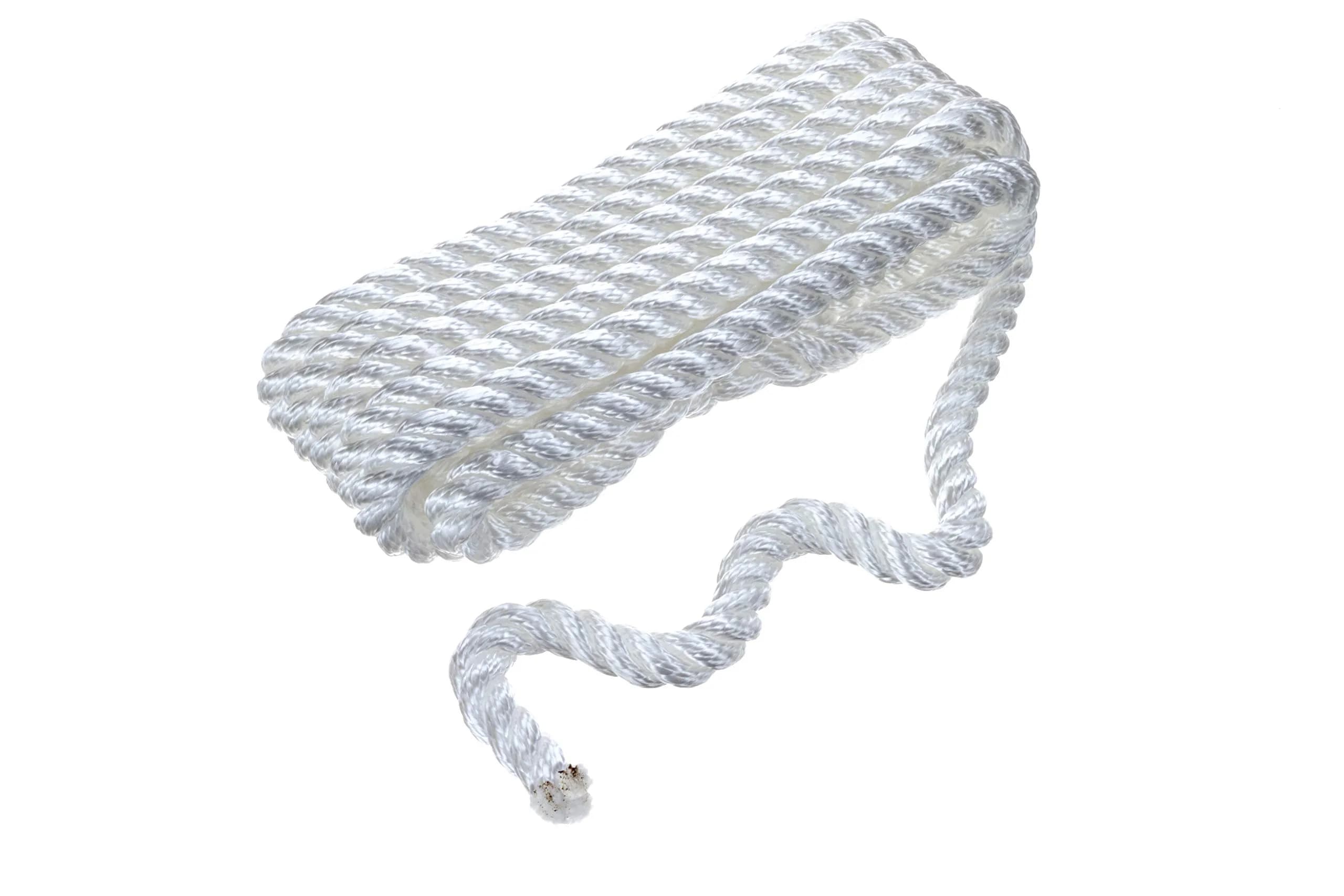Seachoice Dock Rope ½-Inch x 15 Feet | Twisted Nylon Dock Line for Boating — 1/2" x 15'