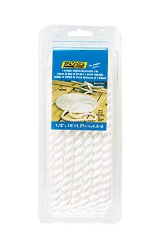 Seachoice Dock Rope ½-Inch x 15 Feet | Twisted Nylon Dock Line for Boating thumbnail 5