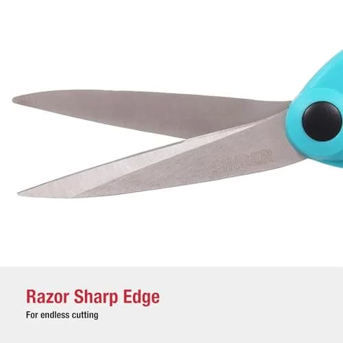 SINGER ProSeries 8.5-inch Heavy-Duty Bent Fabric Scissors, Tailor Comfort Grip | Cuts Multiple Fabric Layers Easily thumbnail 4