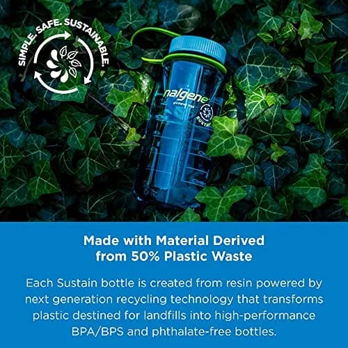 Nalgene BPA Free Tritan Wide Mouth Water Bottle 710 ml (32 Oz) | Durable & Leak-Proof for Hydration thumbnail 2