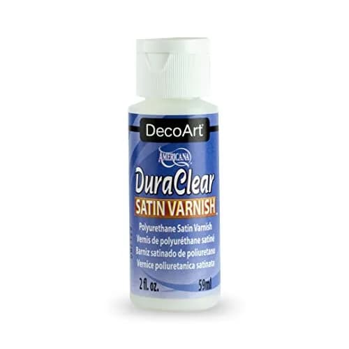 DecoArt Americana DuraClear Satin Varnish 59ml (2 fl oz) | Non-Yellowing Polyurethane Finish thumbnail 1