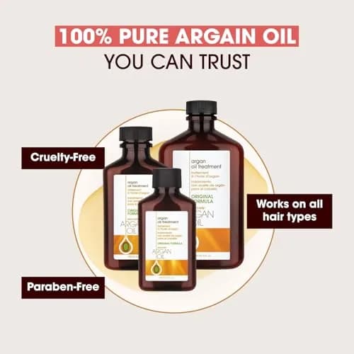One 'N Only Argan Oil Hair Treatment 100 ml (3.4 Fl Oz) | Shine Enhancing, Heat Protectant & Frizz Control thumbnail 6