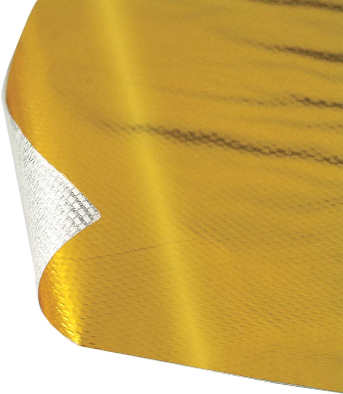 Design Engineering Reflect-A-Gold High Temp Adhesive Sheet 12" x 12" | Heat Reflective, Up to 850°F, Lightweight & Easy to Apply