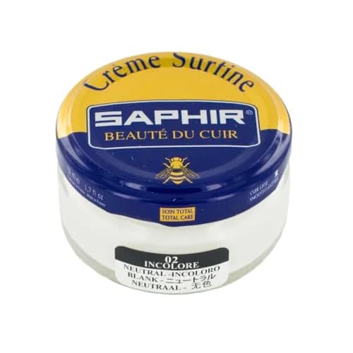 SAPHIR Creme Surfine Pommadier Shoe Polish - Beeswax Cream for Leather Products - Neutral | High Shine & Nourishment (70-120 chars) thumbnail 1