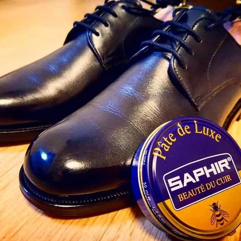SAPHIR Pate De Luxe Natural Wax Shoe Polish 50ml (1.7 Fl Oz) | Professional Grade Mirror Shine - view 6