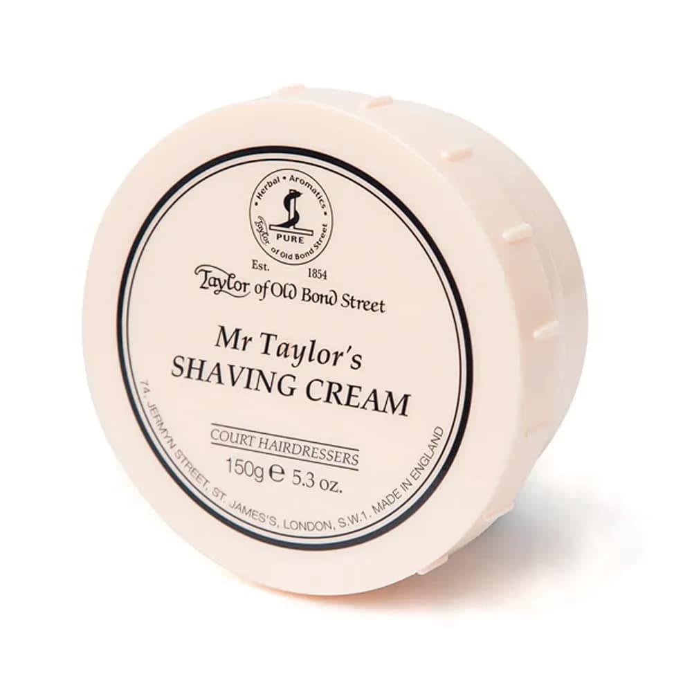 Taylor of Old Bond Street Mr. Taylor's Shaving Cream 150ml (5.3 oz) | Classic English Scent for All Skin Types - main product image