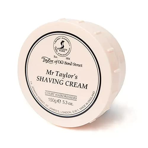 Taylor of Old Bond Street Mr. Taylor's Shaving Cream 150ml (5.3 oz) | Classic English Scent for All Skin Types thumbnail 1