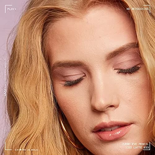 NYX PROFESSIONAL MAKEUP Jumbo Eye Pencil, Blendable Eyeshadow Stick & Eyeliner Pencil - Iced Latte (Mauve Brown) | PETA Certified Cruelty-Free thumbnail 2