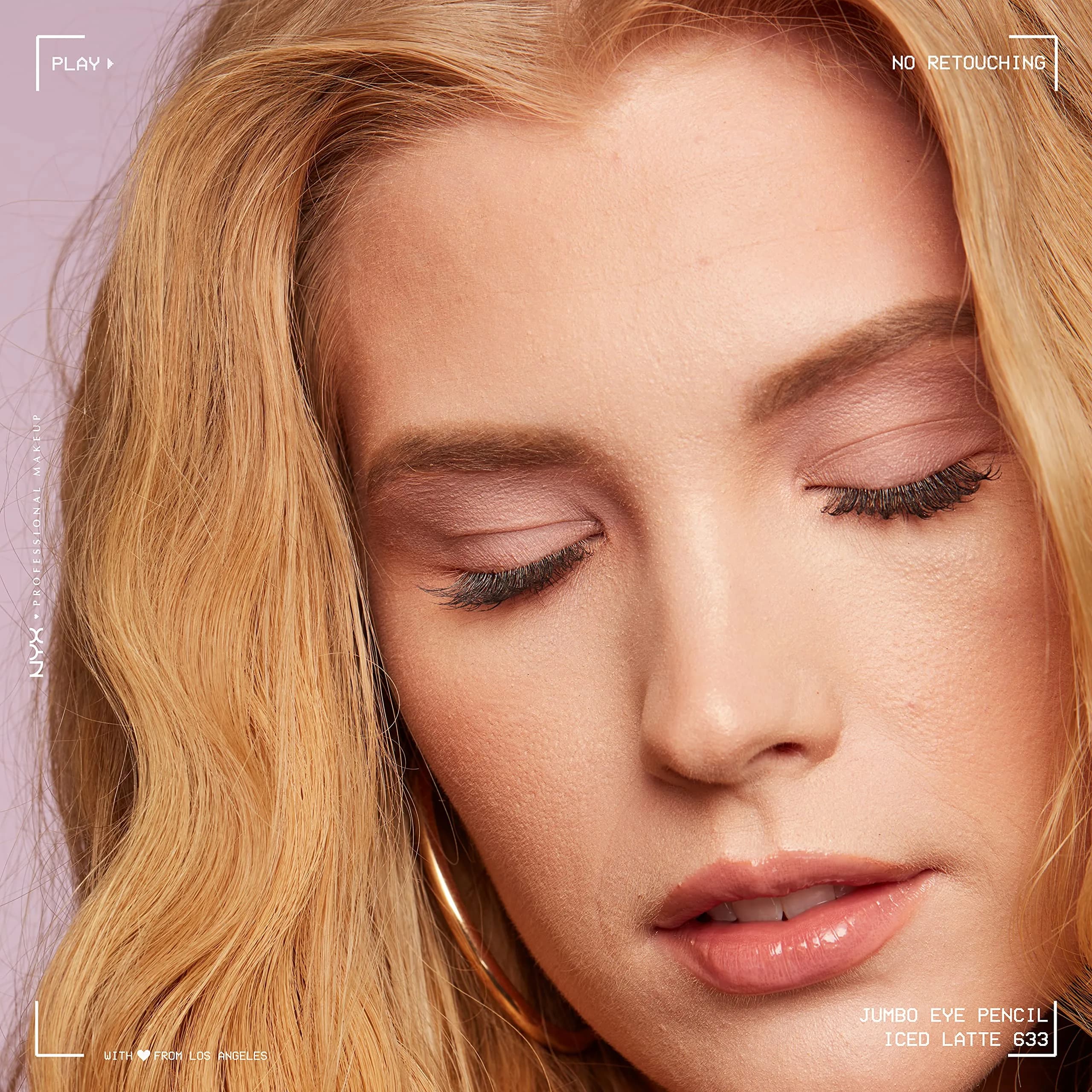 NYX PROFESSIONAL MAKEUP Jumbo Eye Pencil, Blendable Eyeshadow Stick & Eyeliner Pencil - Iced Latte (Mauve Brown) | PETA Certified Cruelty-Free - view 2