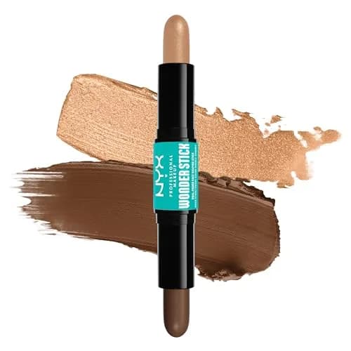 NYX PROFESSIONAL MAKEUP Wonder Stick, Medium Tan | Contour & Highlight Duo thumbnail 1
