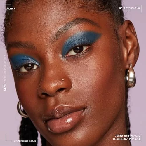 NYX PROFESSIONAL MAKEUP Jumbo Eye Pencil Blueberry Pop (Blue) 0.18 oz (5 ml) | Blendable Eyeshadow Stick & Eyeliner thumbnail 2