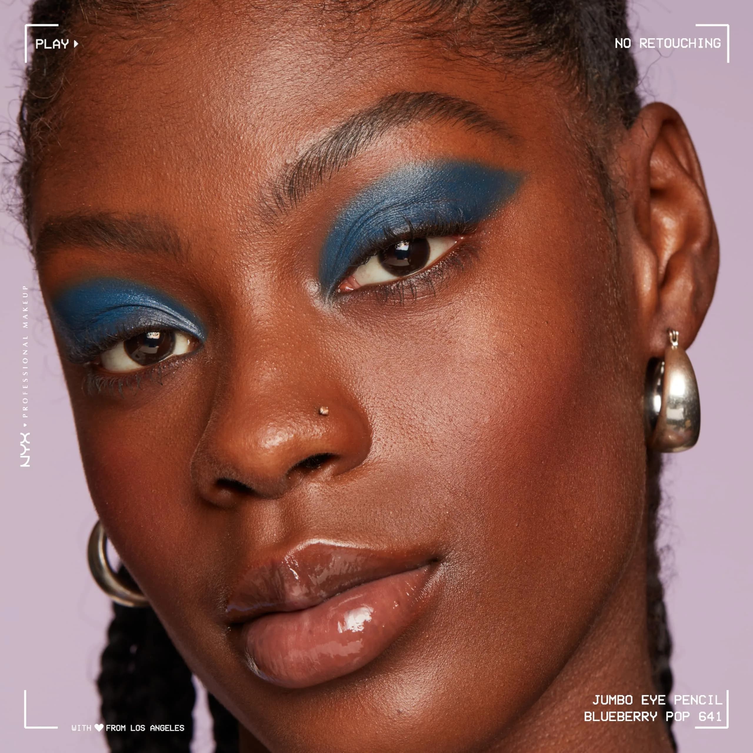 NYX PROFESSIONAL MAKEUP Jumbo Eye Pencil Blueberry Pop (Blue) 0.18 oz (5 ml) | Blendable Eyeshadow Stick & Eyeliner - view 2
