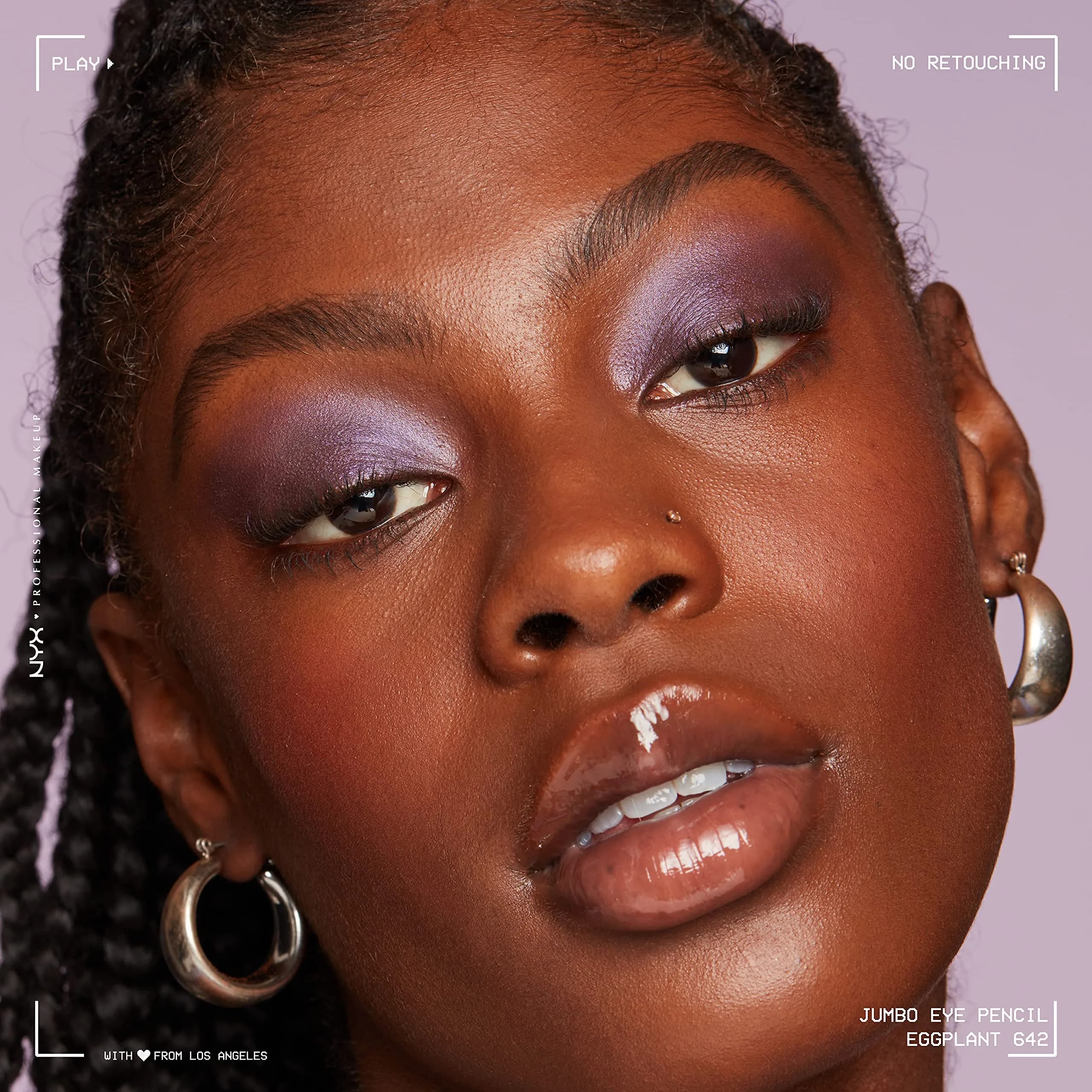 NYX PROFESSIONAL MAKEUP Jumbo Eye Pencil, Blendable Eyeshadow Stick & Eyeliner Pencil - Eggplant (Violet) 0.18 oz (5.1 g) - view 2