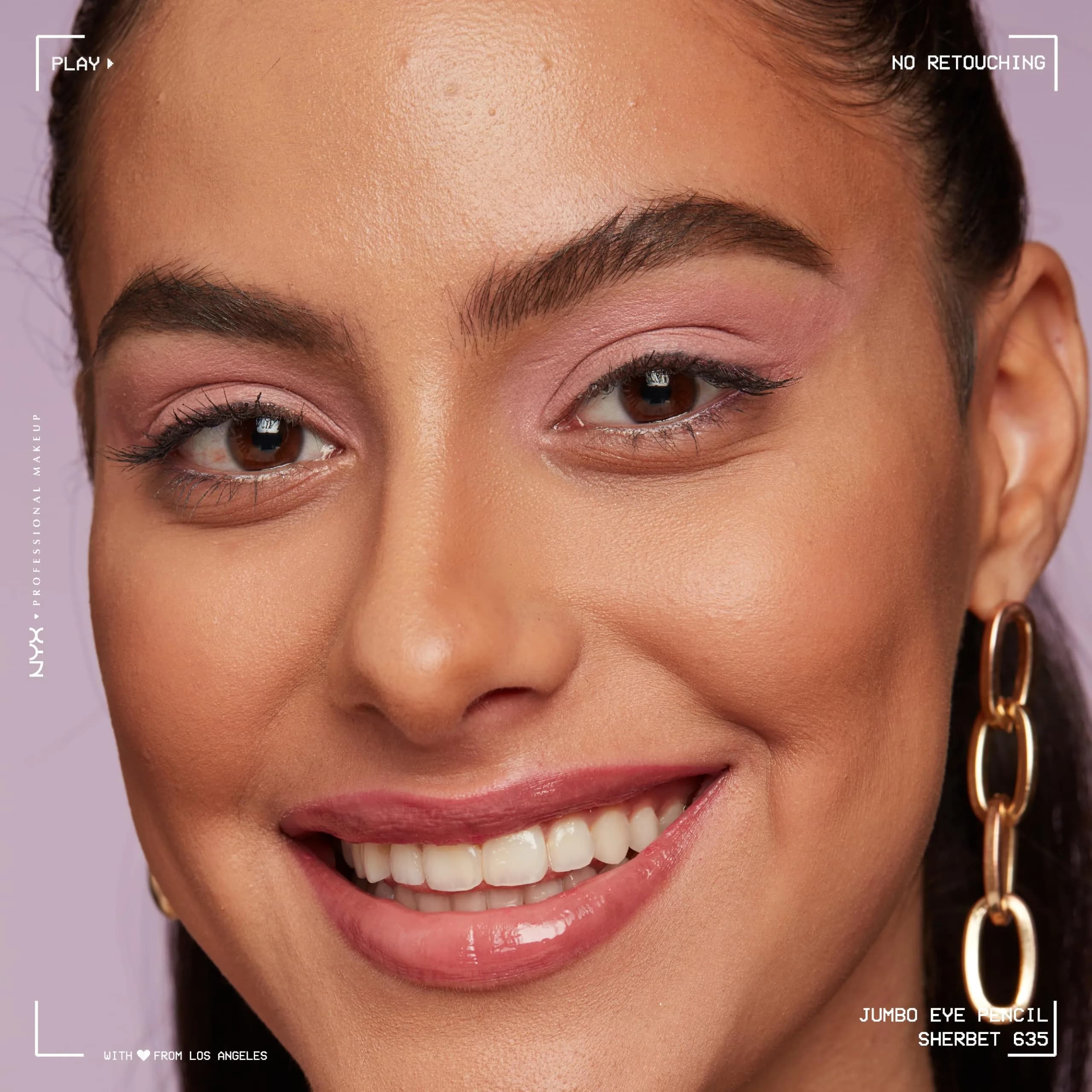 NYX PROFESSIONAL MAKEUP Jumbo Eye Pencil, Sherbet (Coral) - 5.1g (0.18 Oz) | Blendable Eyeshadow Stick & Eyeliner Pencil - view 2