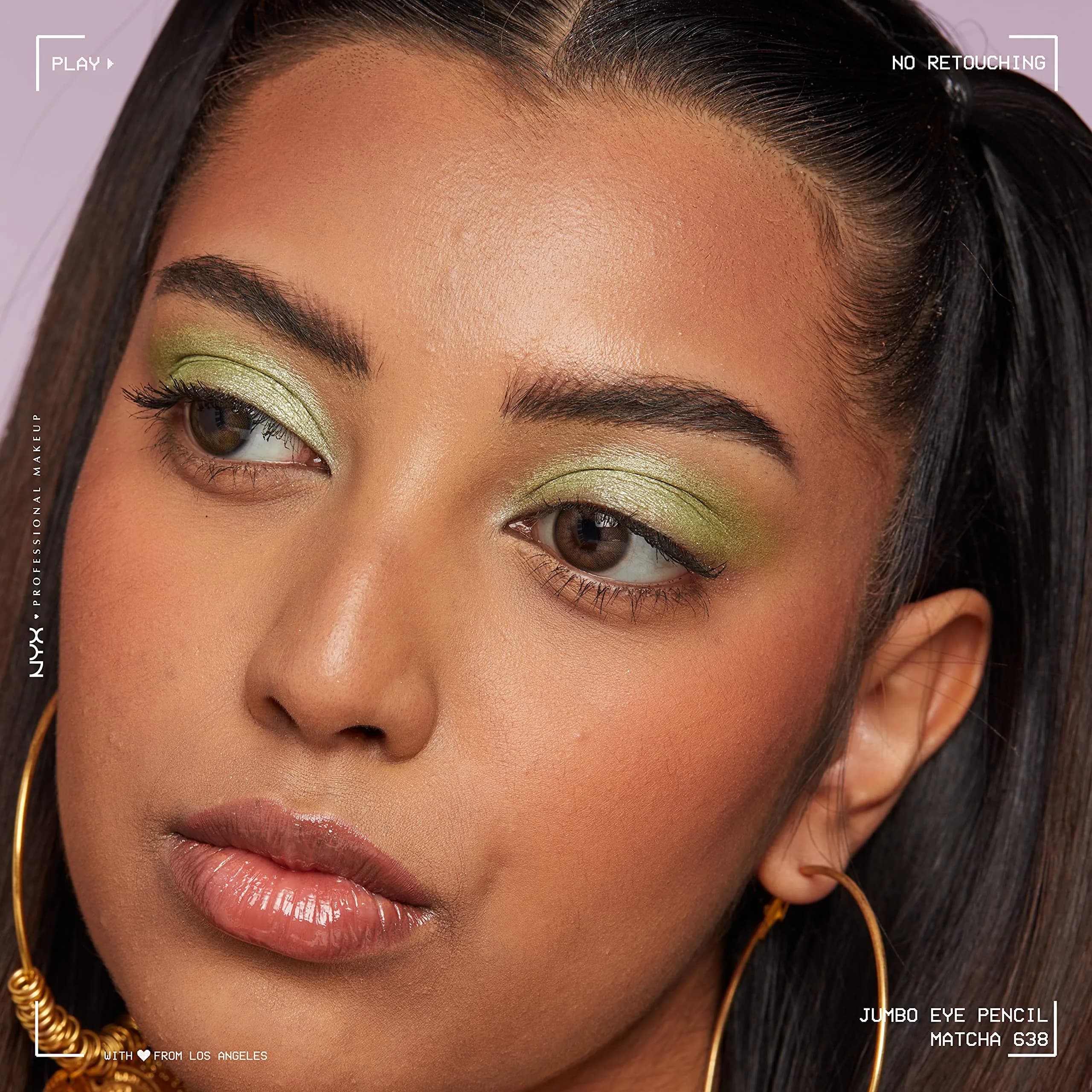 NYX PROFESSIONAL MAKEUP Jumbo Eye Pencil, Blendable Eyeshadow Stick & Eyeliner Pencil - Matcha (Green) 5.1 g (0.18 oz) | Cruelty-Free Matte Finish - view 2