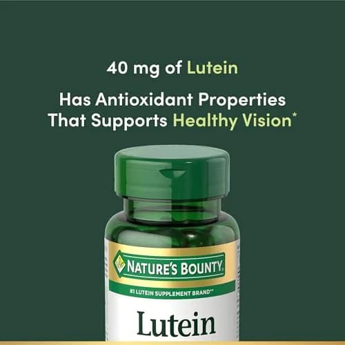 Nature's Bounty Lutein 40 mg Softgels 30 Count (30 Count) | Supports Eye Health with Antioxidant Properties thumbnail 3