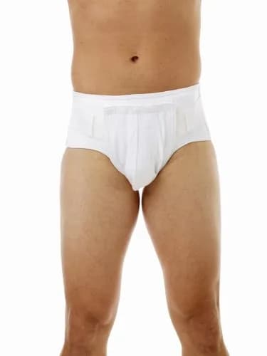 Underworks INGUINAL HERNIA SUPPORT BRIEF Small 28-32 Waist | Pain Relief & Comfort thumbnail 1
