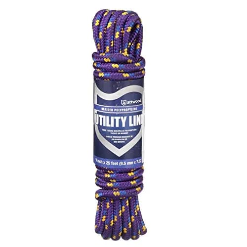 Attwood Braided Polypropylene Utility Line 25 Ft (7.62 m) | Versatile Performance for Docking & Gear thumbnail 5