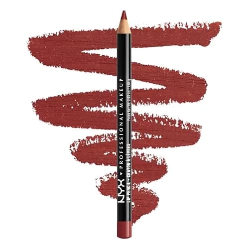 NYX PROFESSIONAL MAKEUP Slim Lip Liner Pencil Auburn (0.8g / 0.03oz) | Long-Lasting & Hydrating thumbnail 1