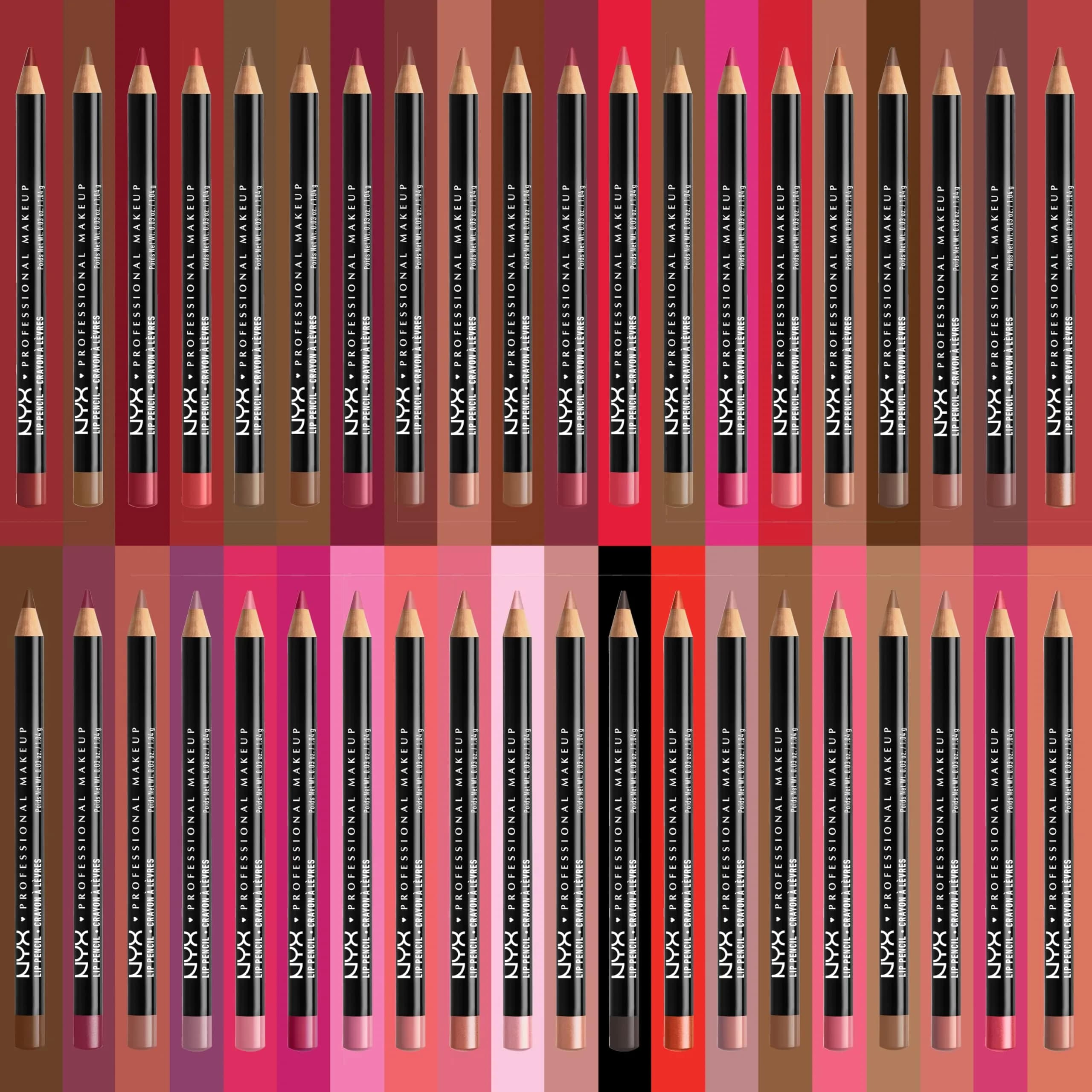 NYX PROFESSIONAL MAKEUP Slim Lip Pencil, Plush Red | Long-Lasting Creamy Lip Liner 0.04 oz (1.1g) - view 9