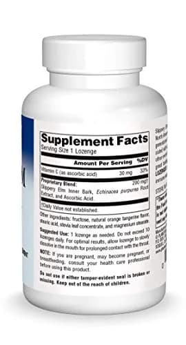 Planetary Herbals Slippery Elm Lozenges 100 Count | Herbal Throat Care with Vitamin C & Echinacea thumbnail 3