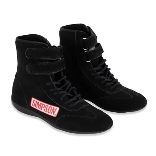 Simpson Racing The Hightop Driving Shoes Black Size 9 (US) / 42.5 (EU) SFI 3.3/5 Approved thumbnail 2