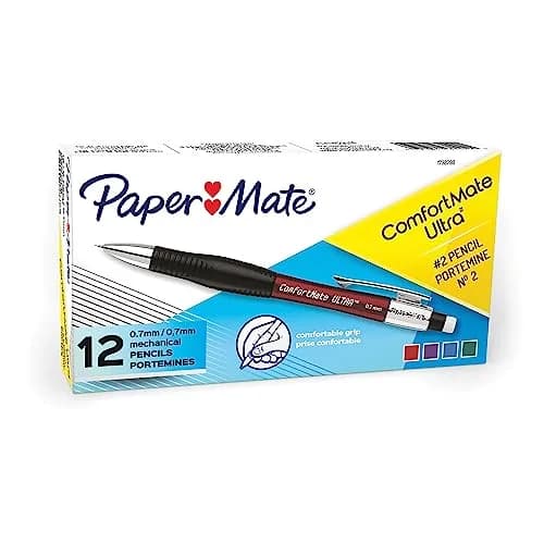 Paper Mate Comfort Mate Ultra Mechanical Pencils 0.7mm HB #2 Lead | Cushioned Grip for Long Writing Sessions thumbnail 1