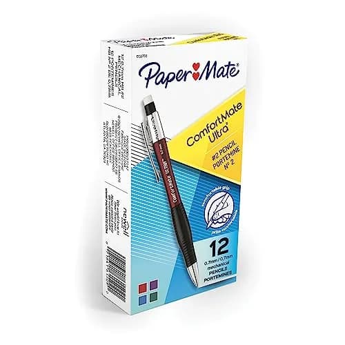 Paper Mate Comfort Mate Ultra Mechanical Pencils 0.7mm HB #2 Lead | Cushioned Grip for Long Writing Sessions thumbnail 4