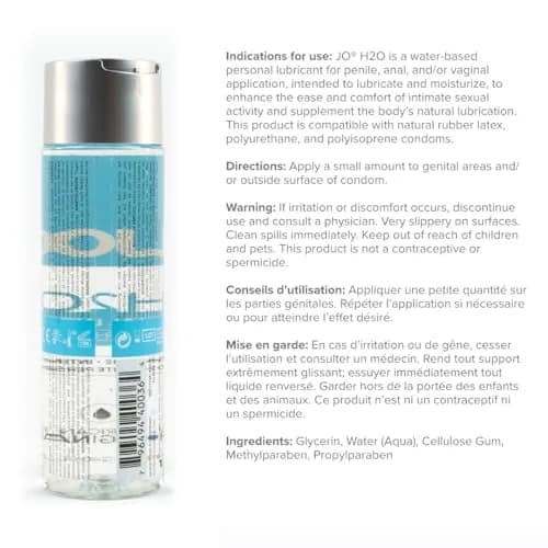 JO Original Water Based Personal Lubricant 240ml (8 fl oz) | pH Balanced for Women thumbnail 2