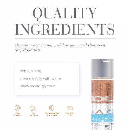 JO Water Based Anal Lube 120ml (4 fl oz) | Smooth, Long-Lasting Glide for Anal Play thumbnail 4