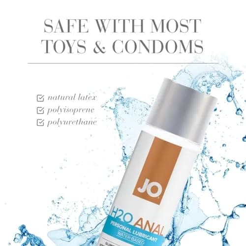 JO Water Based Anal Lube 120ml (4 fl oz) | Smooth, Long-Lasting Glide for Anal Play thumbnail 5