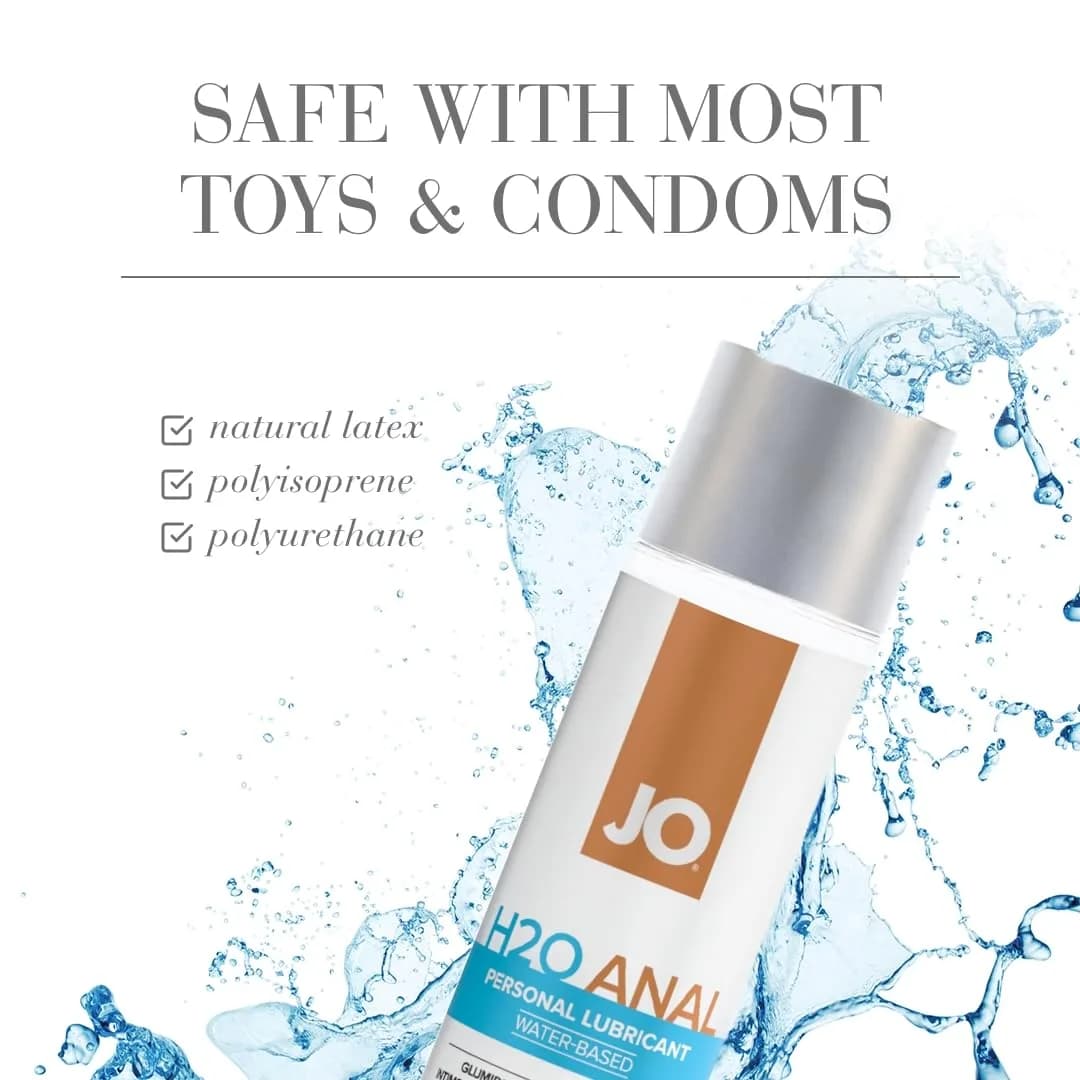 JO Water Based Anal Lube 120ml (4 fl oz) | Smooth, Long-Lasting Glide for Anal Play - view 5