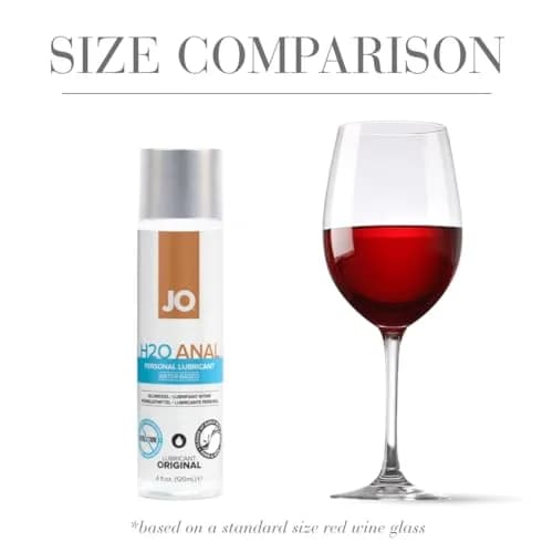 JO Water Based Anal Lube 120ml (4 fl oz) | Smooth, Long-Lasting Glide for Anal Play thumbnail 3