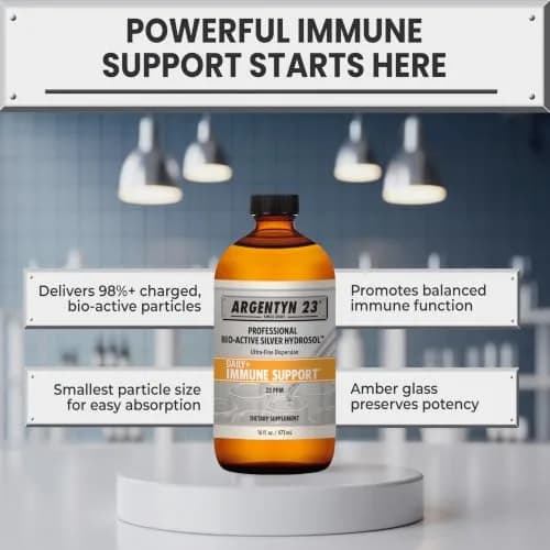 Argentyn 23 Bio-Active Silver Hydrosol, 16 fl oz | Immune Support with 98% Silver Ions thumbnail 2