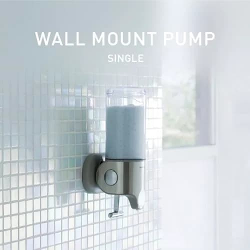 simplehuman Single Wall Mount Pump, Stainless Steel | Hotel-Grade Refillable Shower Soap Dispenser, Ergonomic T-Bar Lever, No-Drill Adhesive thumbnail 2