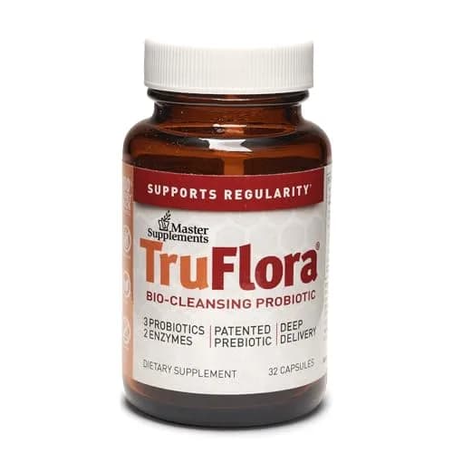 TruFlora Master Supplements 32 Capsules | Probiotics & Enzymes for Gut Health thumbnail 1