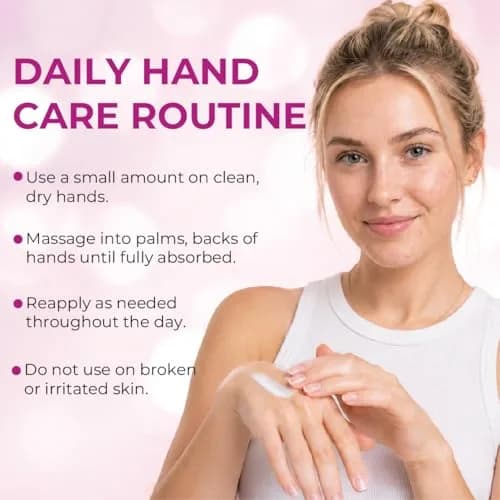 Retinol Hand Cream for Women - Anti-Aging Lotion for Dry Hands | Supports Wrinkle & Age Spot Reduction thumbnail 5