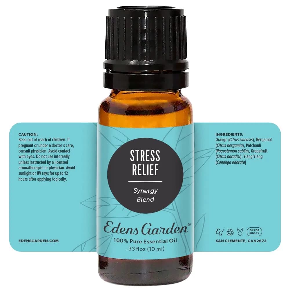 Edens Garden Stress Relief Essential Oil Blend 10 ml (0.33 Fl Oz) | Calming Aroma for Serenity - view 9