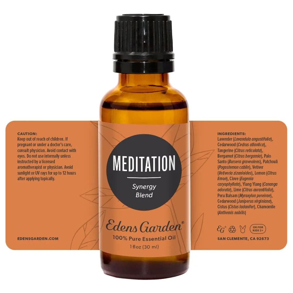 Edens Garden Meditation Essential Oil Blend 30 ml (1 fl oz) | Pure Aromatherapy for Peace - view 9